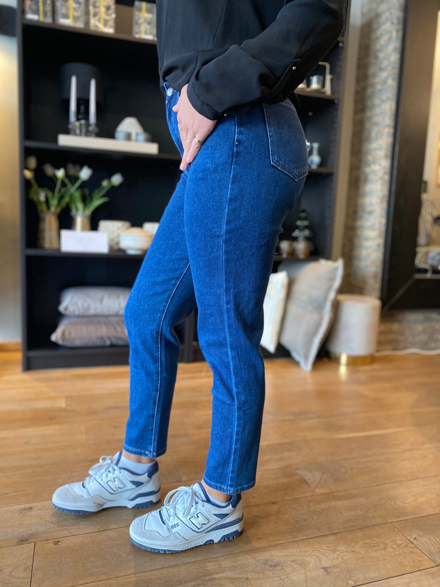 Mom Jeans blauw