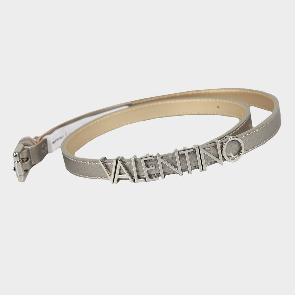 Valentino Emma Winter Belt Argento/Nickel